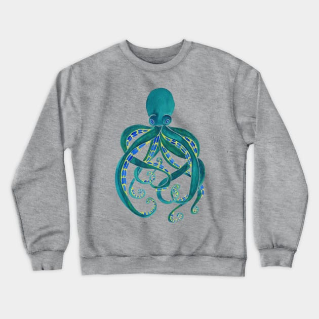 Octopus Crewneck Sweatshirt by CatCoq